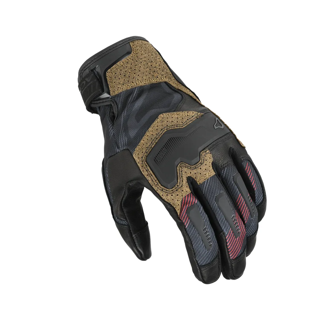 Guantes Macna Haros 2.0 Air Negro Rojo