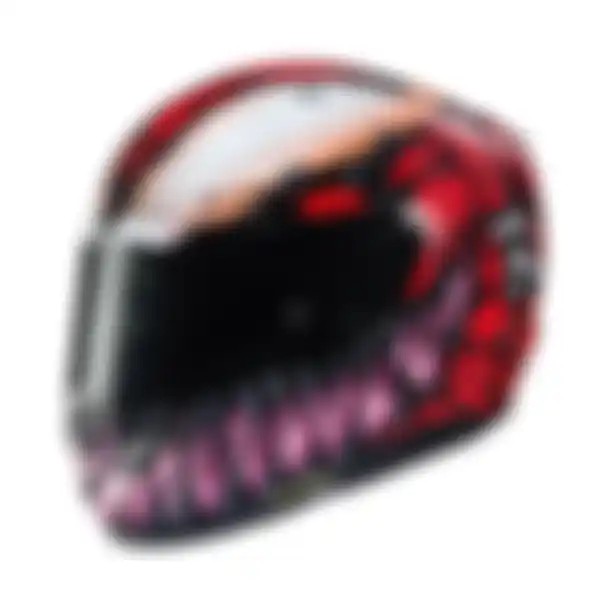 carnage motorcycle helmet HJC RPHA 11 Pro this Red RPHA 11 is generally stronger than a polycarbonate shell Carnage Venom helmet / custom