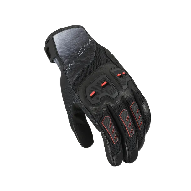 Guantes Macna Jugo 2.0 Air Negro Rojo
