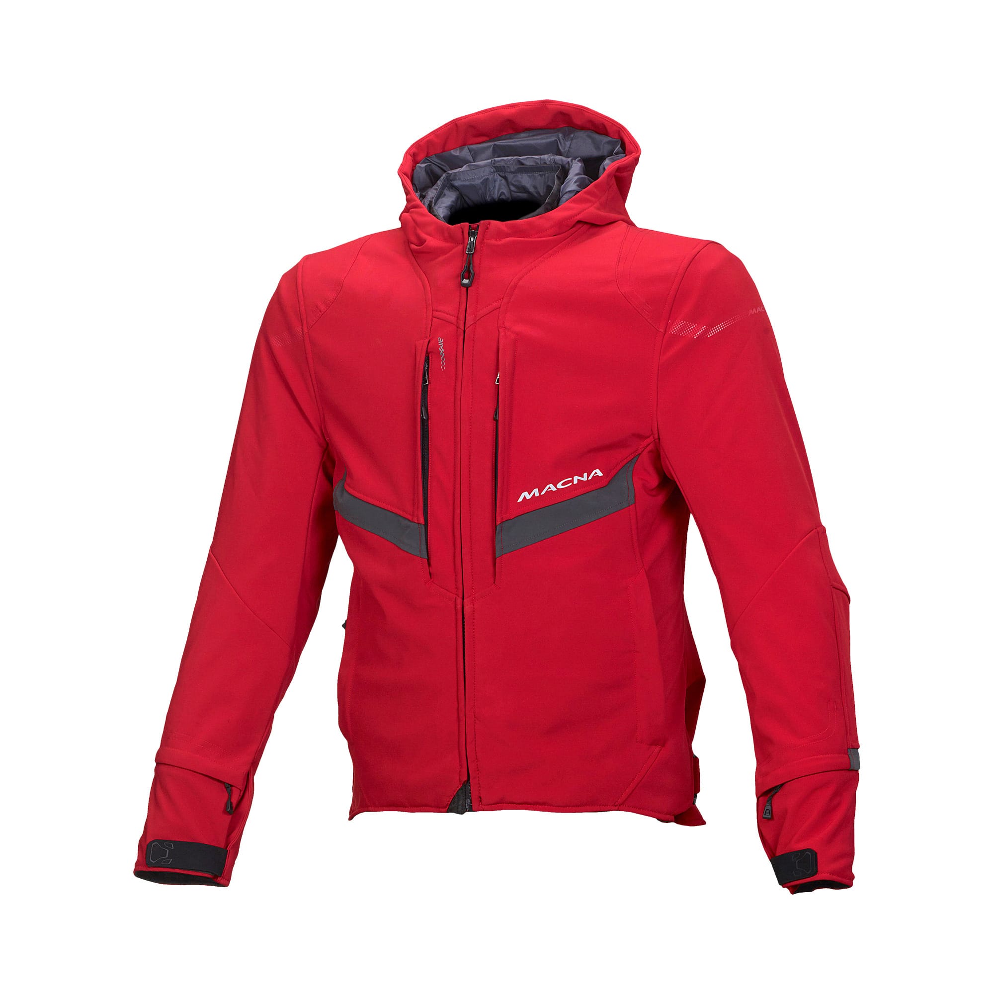 MACNA HABITAT Motorrad Softshell-Kapuzenjacke