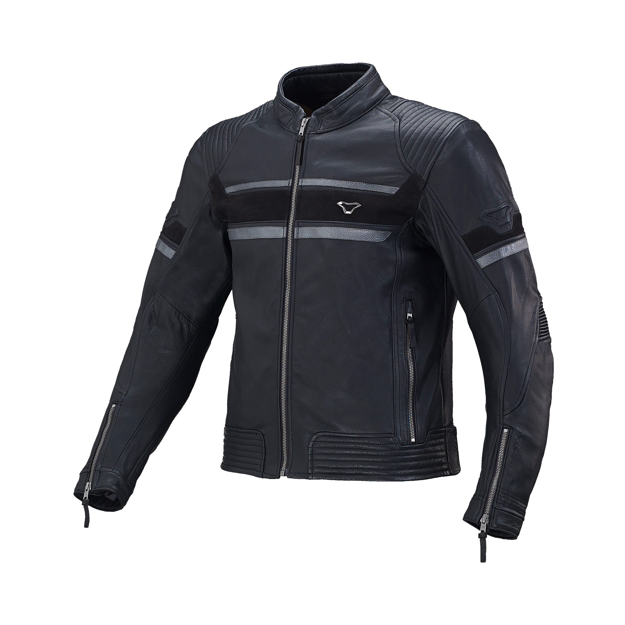 MACNA RENDUM Motorradjacke Leder Retro