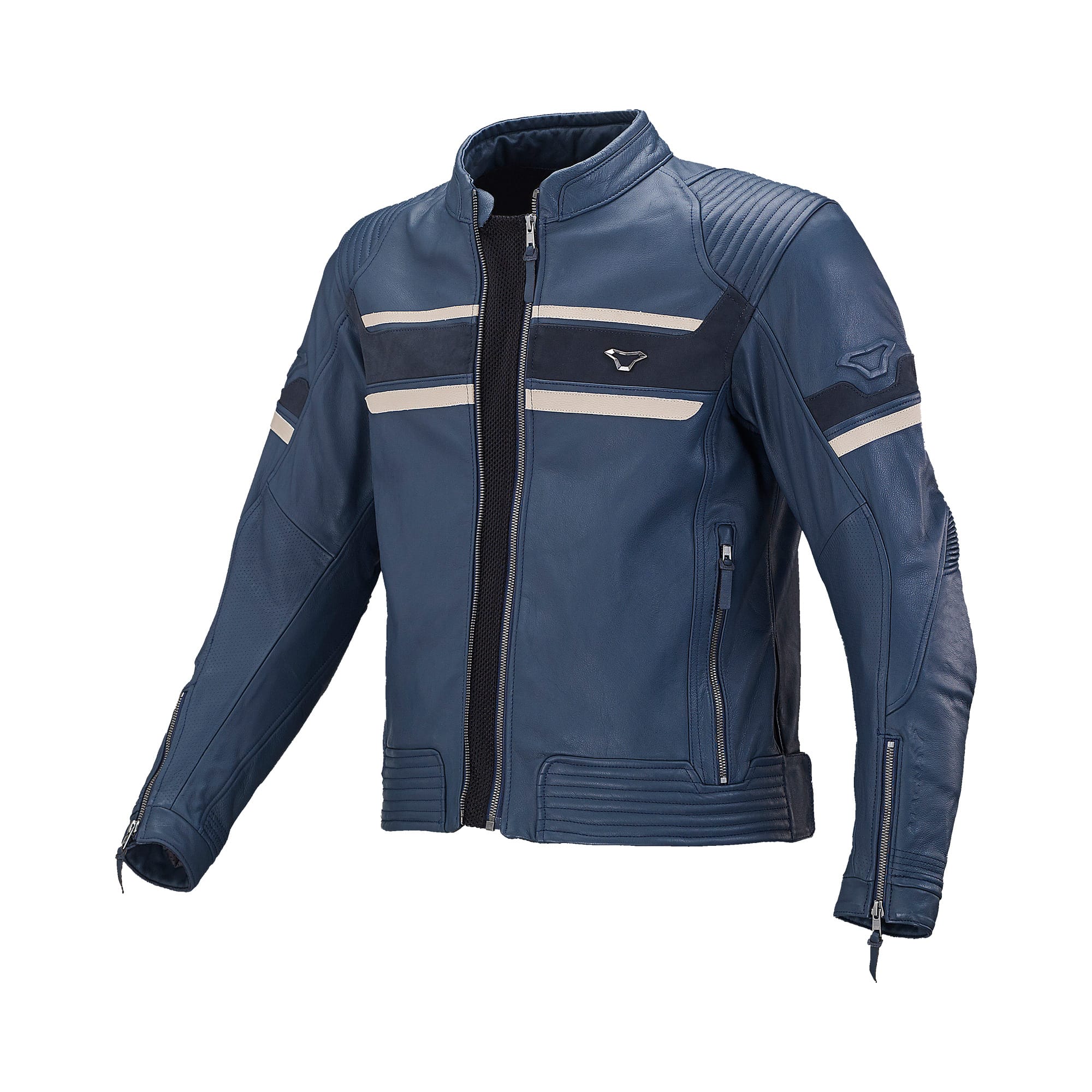 MACNA RENDUM Motorradjacke Leder Retro
