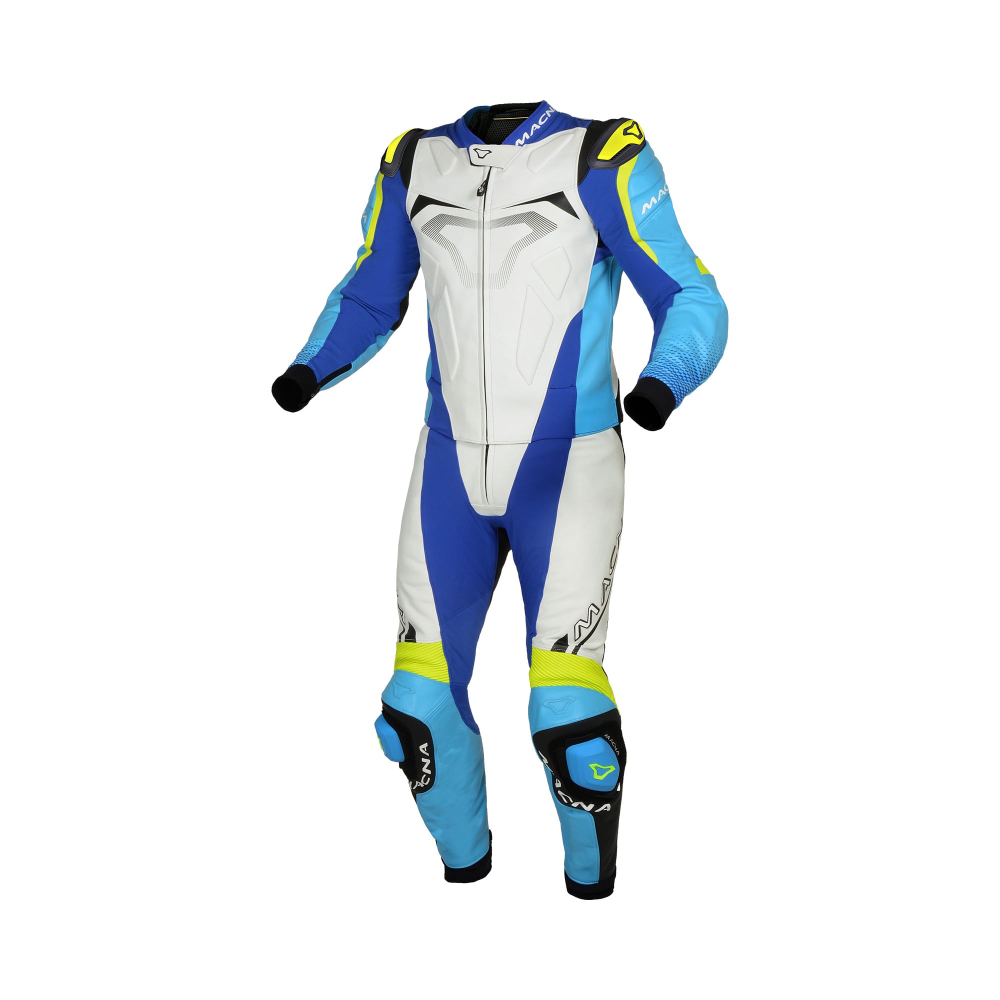 MACNA VOLTAGE Motorrad Lederkombi Zweiteiler