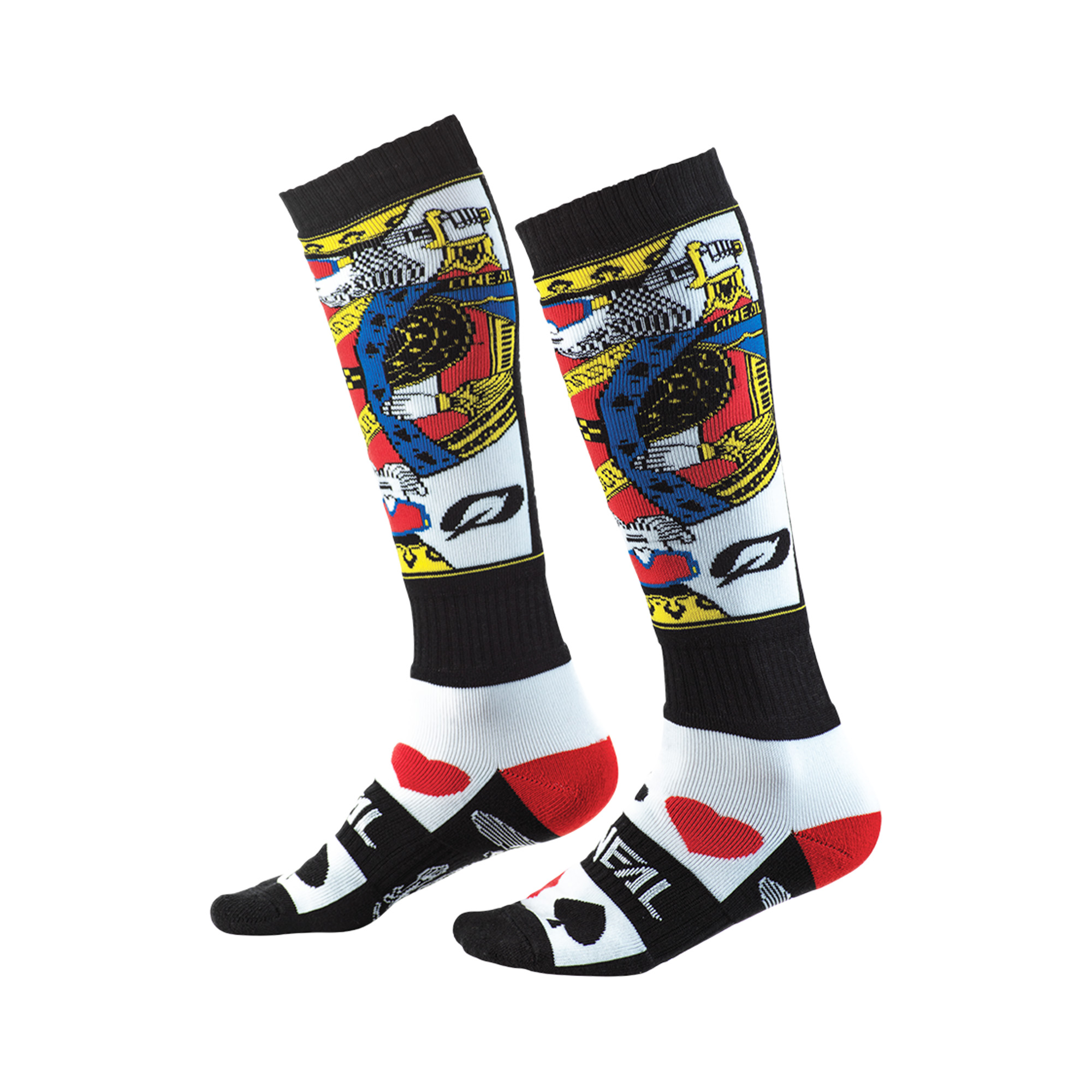 Thor MX Cool Sock Motocross Enduro Kniestrümpfe Socken dunkelblau/weiß 